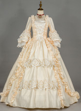 Champagne Renaissance Theatrical Gown